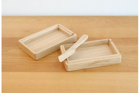 「woodworks GLOBE」のクラフトバターケース【C27】