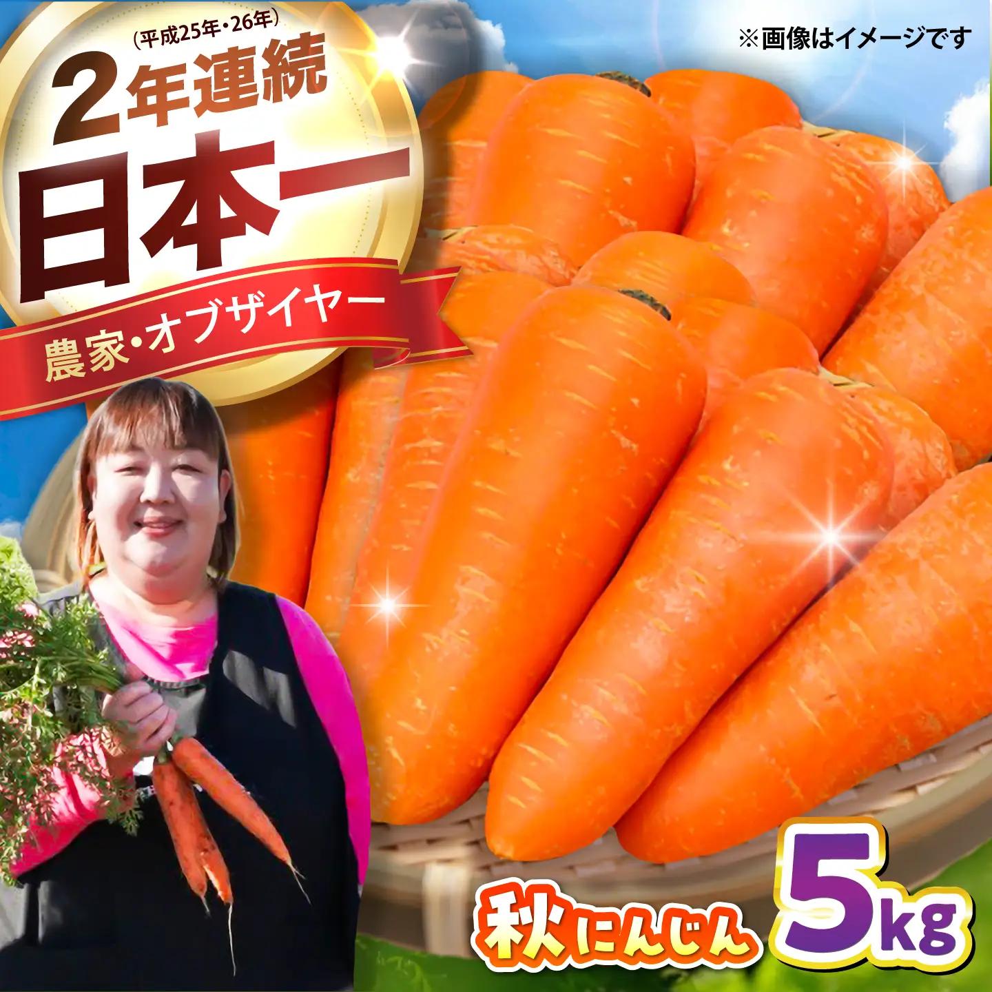 【先行予約】【2026年12月順次発送開始】秋にんじん5kg にんじん BHCW015