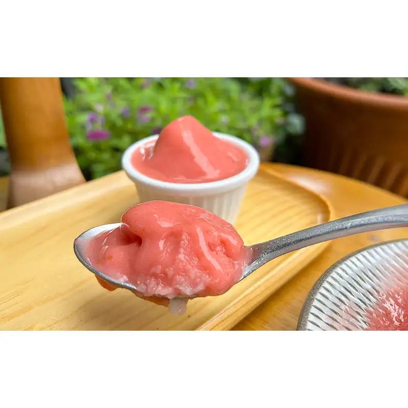 自家栽培果実 ソルベ 詰合せ あまおう2個とおまかせ季節のソルベ4個＜Cafe 楓＞ 果実 苺 イチゴ