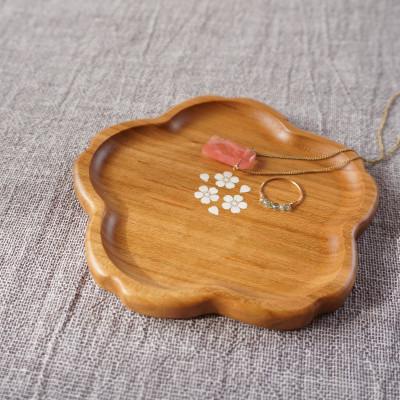 ふるさと納税 北上市 貝象嵌　さくらトレー　桜模様の小さな木製トレー【夢工房】 |  | 01