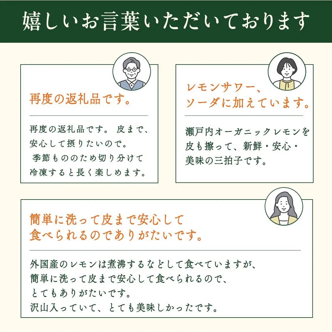 【先行予約】 瀬戸内オーガニックレモン約3kg定期便 月1回×3回 12月以降発送 有機JAS認証 果物 皮まで使える 国産 通販 お取り寄せ