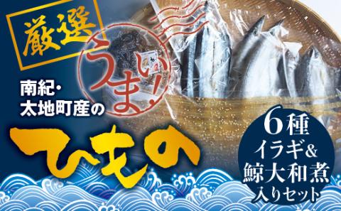 クジラ入り！厳選干物 6種セット 創業80年！地元で愛される人気の干物 Aセット