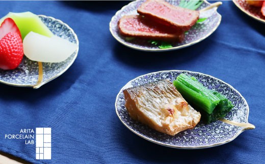 
                  ［有田焼］五色蛸唐草（大）5枚セット【ARITA PORCELAIN LAB】
                