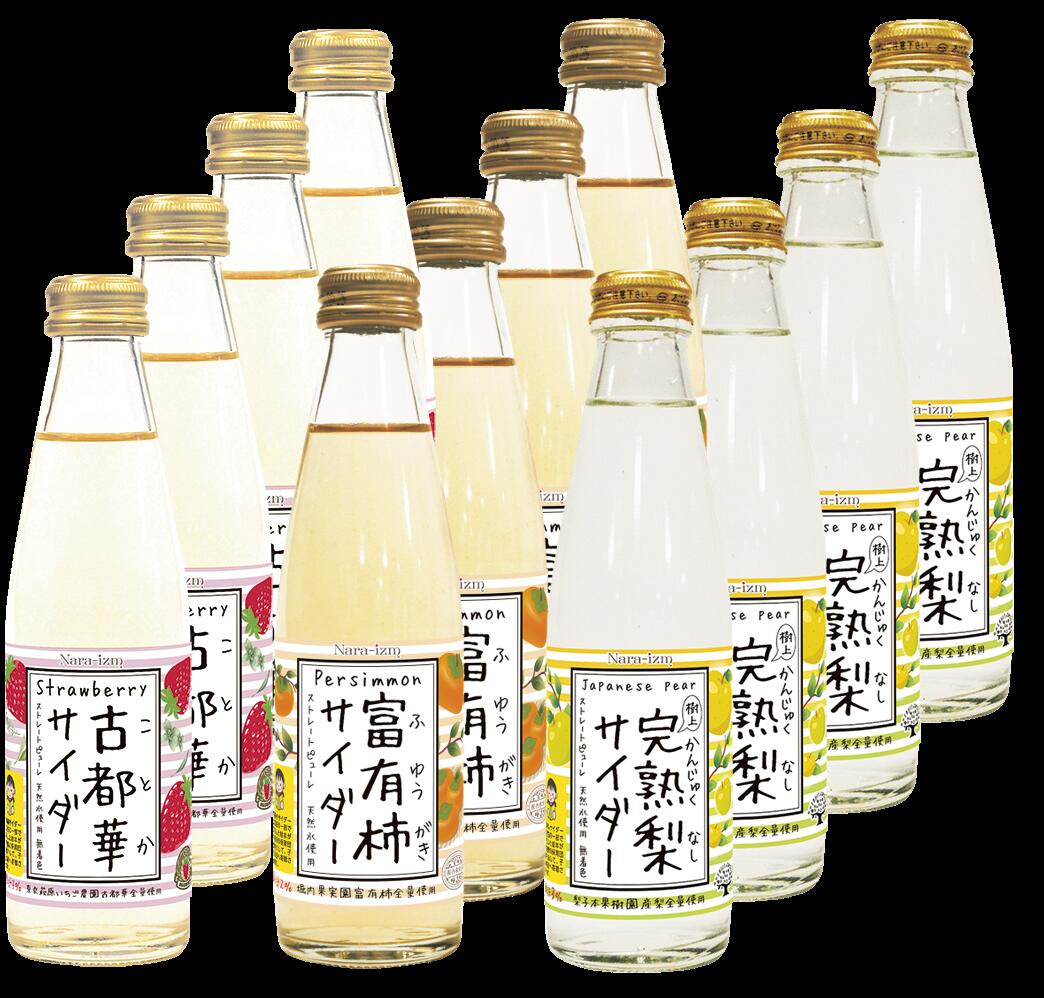 【ふるさと納税】奈良県のフルーツサイダー12本セット