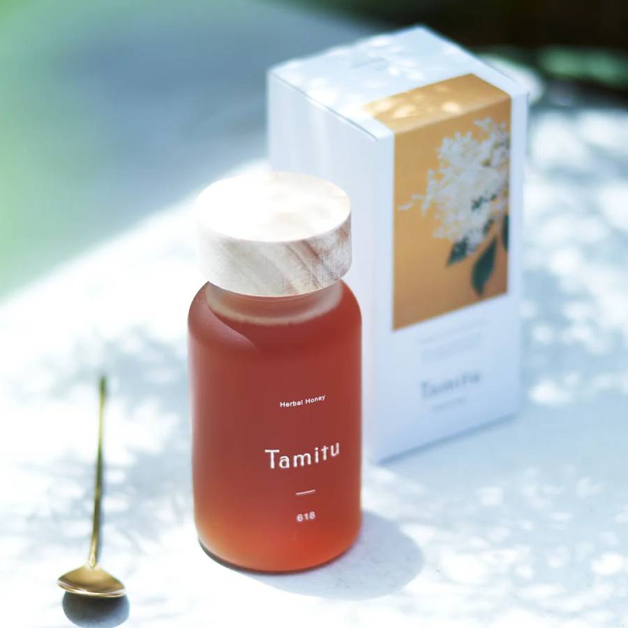 ＜Tamitu＞ハーブ・スパイスはちみつ（生姜とマヌカのハーバルハニー）「Herbal Honey 618」250g