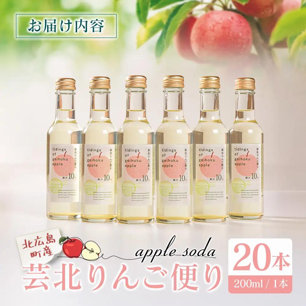 芸北りんご便り（りんごソーダ）20本セット_HA095_007
