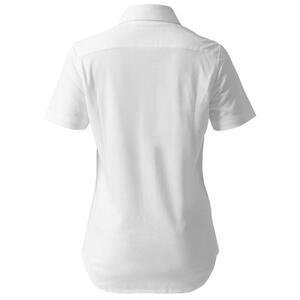 DJS-004 decollouomo メンズドレスシャツ半袖（生地／コンコルド）ピュアホワイト／Sサイズ