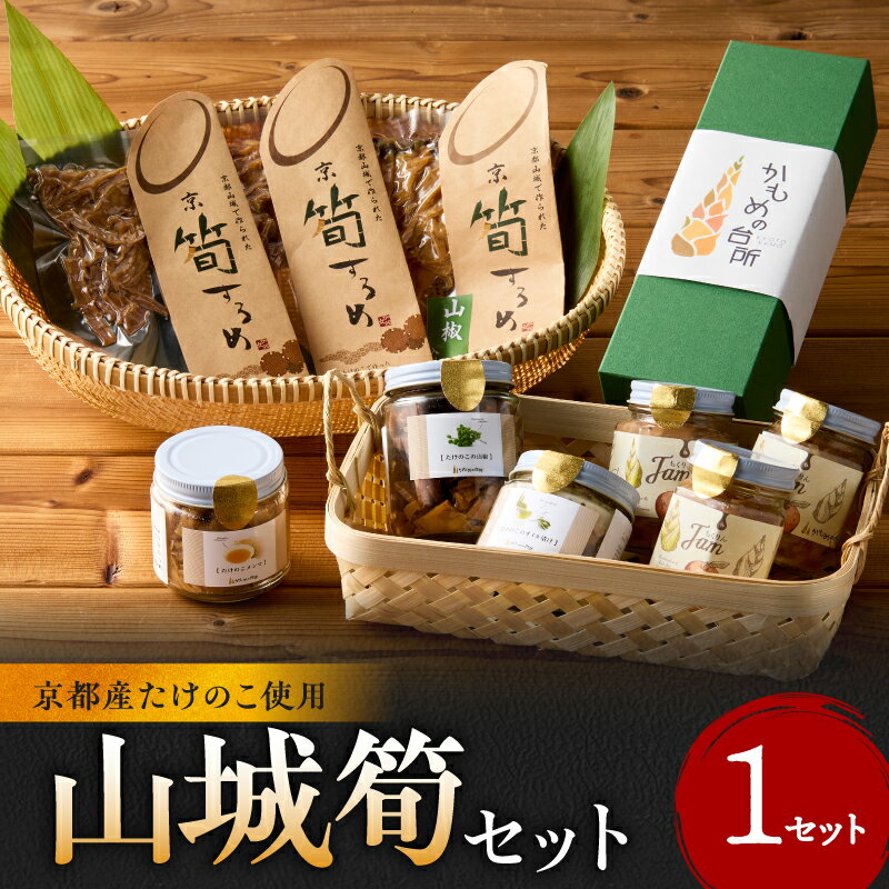 【ふるさと納税】《レビューキャンペーン》山城筍セット 筍 珍しい逸品 ジャム 甘い 食感 トースト するめ 手作り 美味しい 詰合せ 特産品 山城筍 ご飯のお供 調味料 かもめの台所