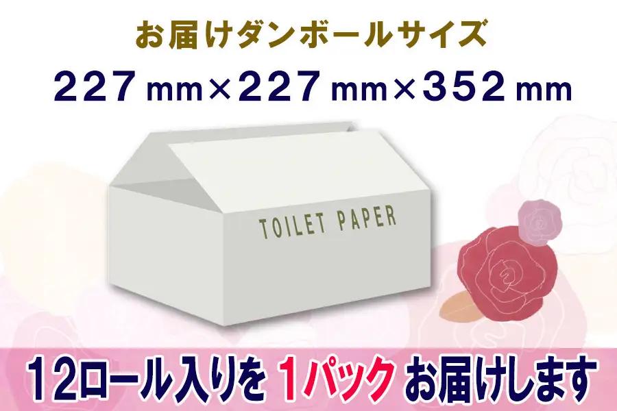 トイレットペーパー ダブル 12ロール (12個 × 1パック) 長巻きカラーロール 日用品 エコ 防災 備蓄 消耗品 生活雑貨 生活用品 紙 ペーパー 生活必需品 柔らかい 色付き 長巻き 再生紙 