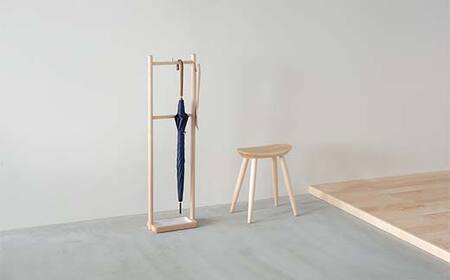 旭川家具 コサイン レイニーラック 北海道タモ HOKKAIDO WOOD インテリア 木工 工芸品 F6S-506