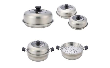 ホームコーディ　ステンレス製　ドーム型蒸し器セット 24-26cm  イオンリテール 調理　料理