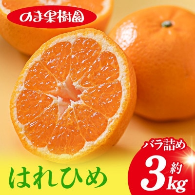 のま果樹園のはれひめ(約3kg)バラ詰め【1759269】