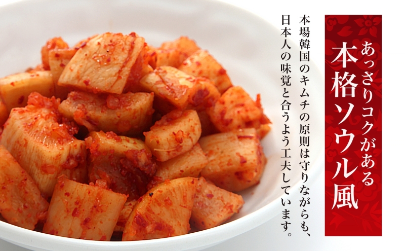 定期便 4ヶ月 長野県 カクテギ 1kg 国産 大根 カクテキ キム