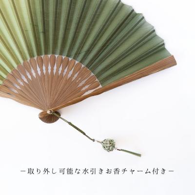 ふるさと納税 京都市 【伊と幸】霞扇 鶯ぼかし染め|京都 人気シリーズ 白生地の老舗が贈る扇子 |  | 02