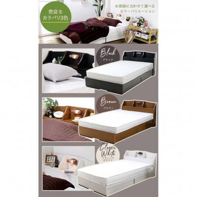 ふるさと納税 知立市 【組立付き】K321セミダブルベッド(ブラウン)ポケットコイルマットレス付(1328) |  | 02