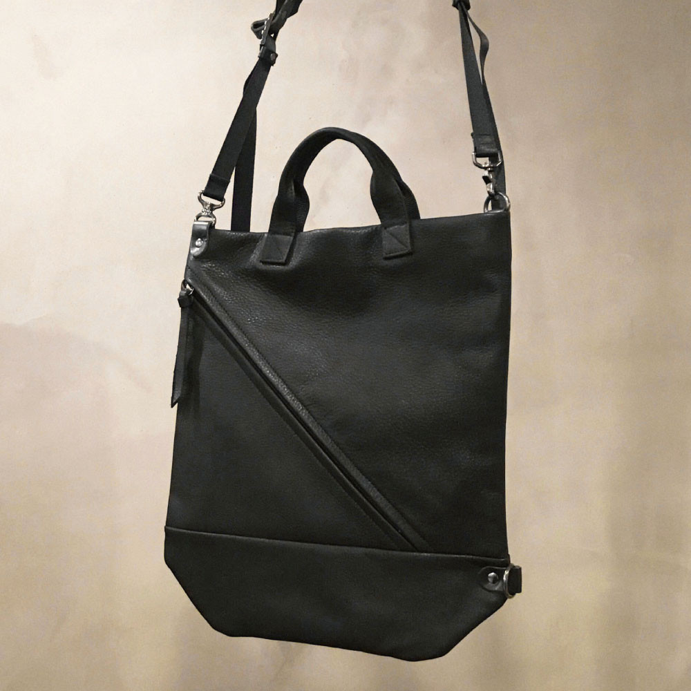 【-Less】RAMUDA　ショルダー＆ボディ　マルチwayバッグ 　LMSB-0211（ブラック）