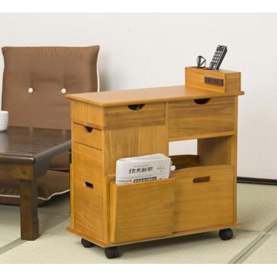 ふるさと納税 海南市 ソファーサイド　すっ桐ワゴン |  | 03