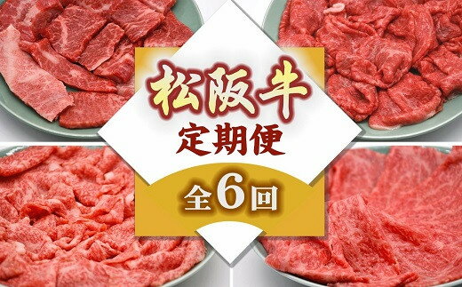 【ふるさと納税】松阪牛お楽しみ定期便6回（翌年2〜7月に毎月お届け）12月末受付終了 松阪牛 松坂牛 牛肉 ブランド牛 高級 和牛 日本三大和牛 国産 霜降り すき焼き すき焼き肉 切り落とし 小間切れ 焼肉 ハンバーグ バラ バラ肉 ばら ばら肉 モモ モモ肉 もも肉【千力】