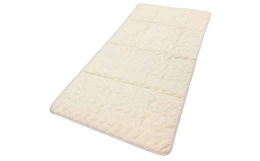 吸放湿性に優れた近江の麻ワタ800g入り「近江ちぢみ・本麻敷パッド」【CW34W】<br>