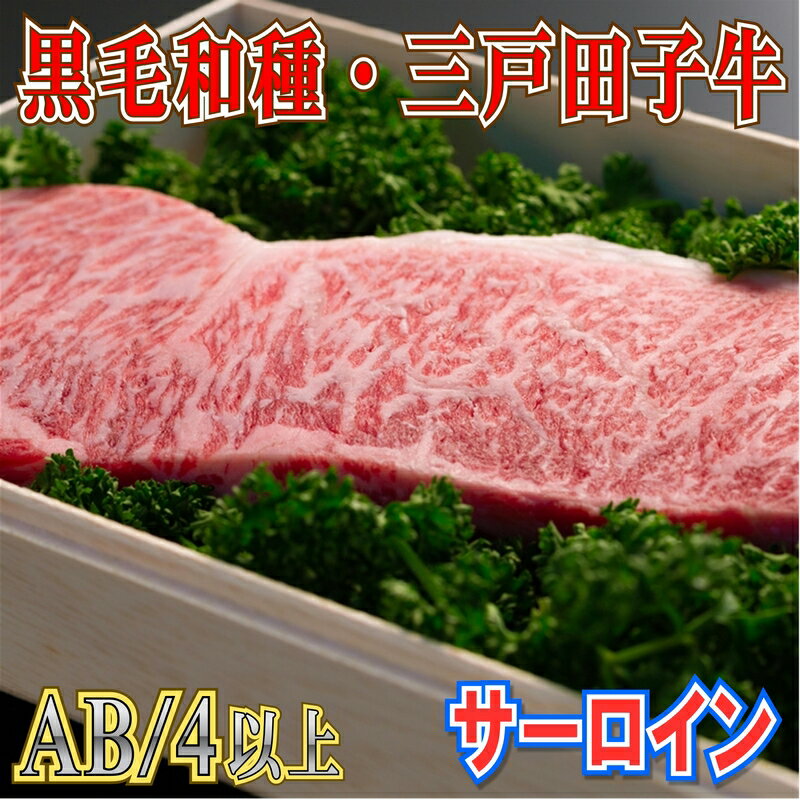 【ふるさと納税】「三戸田子牛」【サーロイン・200g】化粧箱入り黒毛和牛A4・B4等級以上 国産牛 肉 霜降り 牛 青森県 牛肉 希少 送料無料