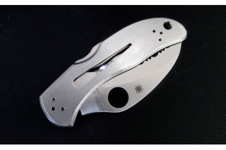 H60-25 【スパイダルコ】ハーピー 波刃（折りたたみアウトドアナイフ）