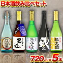 【ふるさと納税】日本酒 飲み比べ 5本 セット 日新酒類株式会社《30日以内順次出荷(土日祝除く)》お酒 酒 ギフト プレゼント 送料無料 徳島県 上板町 本醸造 吟醸 純米 純米吟醸 辛口 甘口 阿波 山田錦