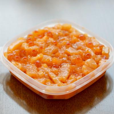 ふるさと納税 斜里町 【北海道知床産】鮭いくら親子漬け 800g(100g×8) |  | 01