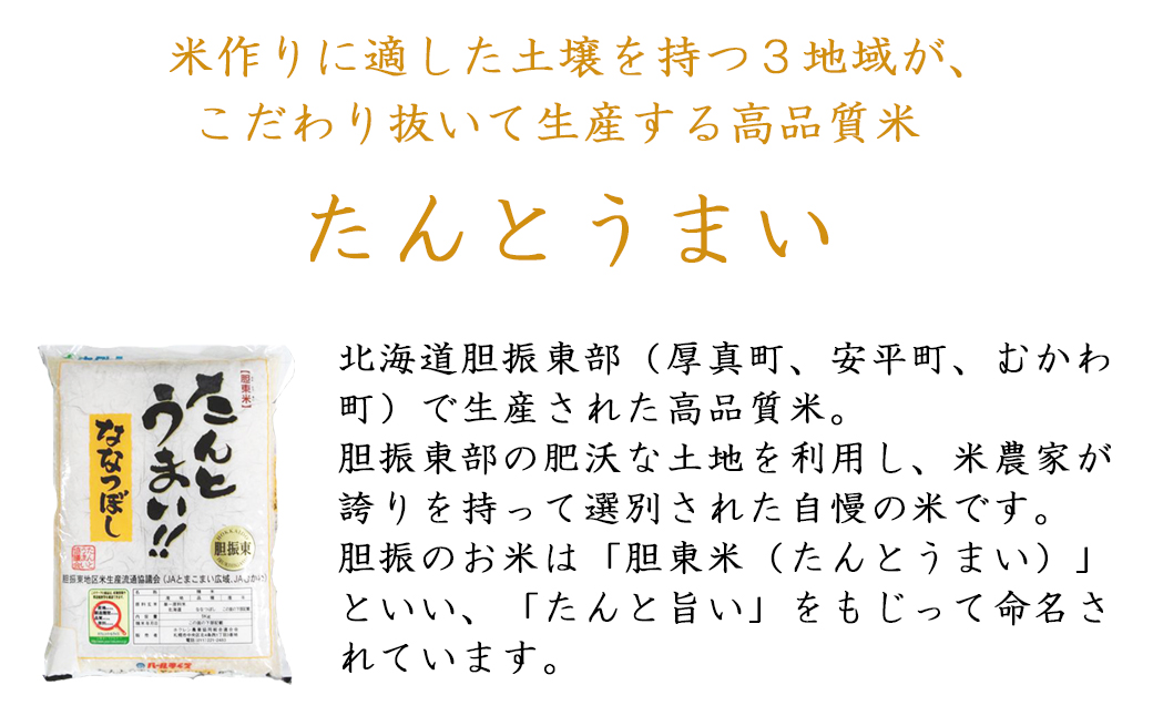 〈令和6年産 新米〉６ヵ月！毎月届く定期便ななつぼし１０kg（たんとうまい）