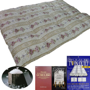 羽毛布団【ポーランド産マザーグース９３％】シングル１５０×２１０ｃｍ二層式ＳＰ【ダウンパワー４４０】羽毛掛け布団