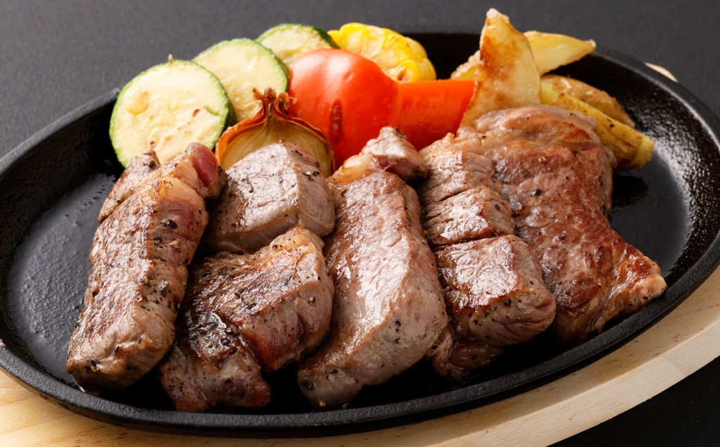 【訳あり】厚切り牛ザブトン（肩ロース）ステーキ 500g×2パック 計：1.0kg