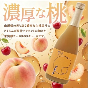 SA2811　酒田の酒屋厳選　楯の川 BARヨー子 モモ子　720ml×1本