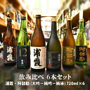 【ふるさと納税】 楽天限定 日本酒 飲み比べ 6本セット「大吟−純吟−純米 飲み比べ」(720ml×6) お酒 酒 sake 飲み比べセット 大吟醸 大吟醸酒 純米吟醸 純米吟醸酒 純米 純米酒 米 宮城県 塩竈市 相原酒店