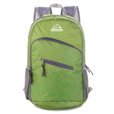 ふるさと納税 田原本町 GROWHILL フォルダブルバックパック 14L グリーン / 軽量 登山