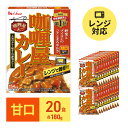 【ふるさと納税】カレー レトルト カリー屋カレー 甘口 180g×20食 ハウス食品 レトルトカレー レトルト食品 保存食 非常食 防災食 常温 常温保存 レンジ 惣菜 加工食品 災害 備蓄 静岡　 袋井市