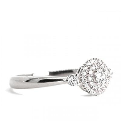 ふるさと納税 笛吹市 プラチナダイヤモンドリング　0.26CT　R3975DI-P #20 |  | 01