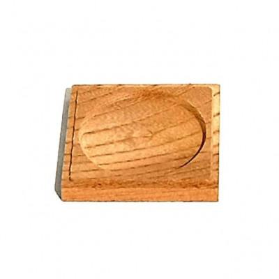 ふるさと納税 加茂市 ケヤキ無垢茶托(ソーサー)小　5枚セット |  | 02