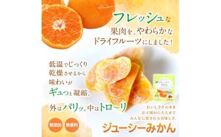 ドライフルーツ5袋セット みかんのみ ※１ケ月以内に順次発送 / 和歌山県 紀美野町 フルーツ 果物 スイーツ おつまみ 全国配送 手土産 ギフト プレゼント お土産 ジューシー ミカン【kmf016