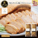 【ふるさと納税】特大サイズの豚バラチャーシュー 450g×2本［みなみさつまのミートデリ］ マイスター山野井 豚肉 丼 焼豚 焼き豚 煮豚 角煮 豚丼 ラーメン おかず 惣菜 ブロック お取り寄せ グルメ トッピング おつまみ 肴 冷凍 鹿児島 送料無料