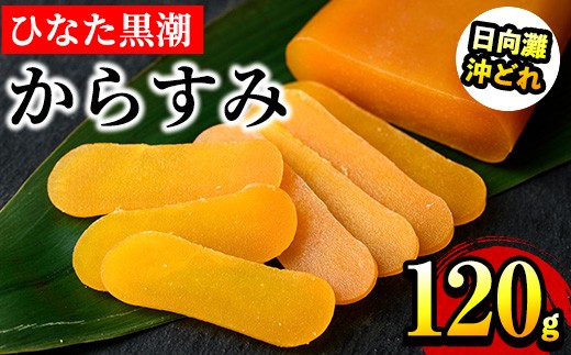 
                  ひなた黒潮 からすみ 夫婦腹 ブロック(120g) 片腹 両腹 ボラ 魚卵 珍味 おつまみ 日向灘 国産 宮崎県 門川町 【B-22】【合同会社 SA・Te黒潮】
                