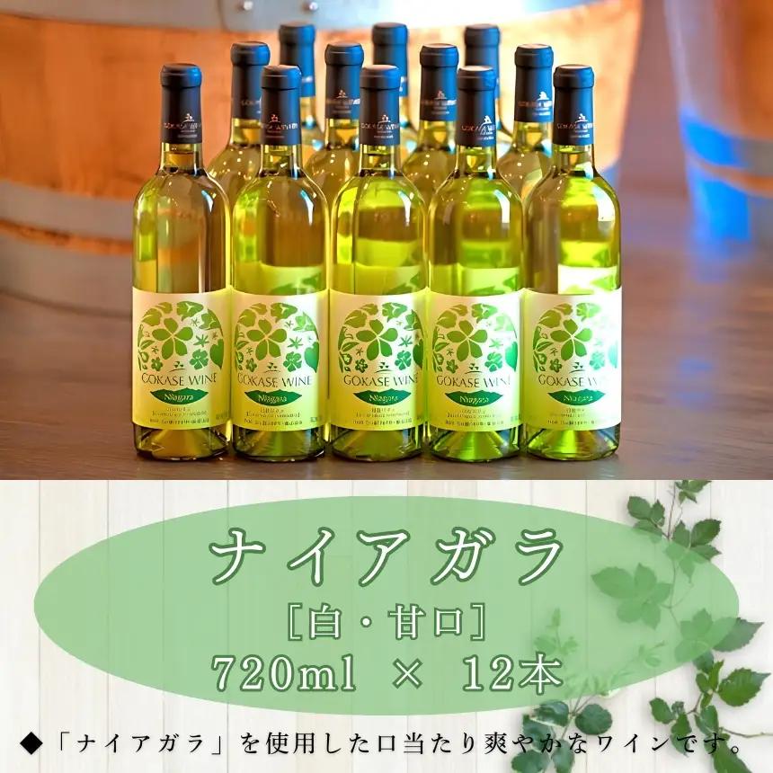 五ヶ瀬ワイン　ナイアガラ（白・甘口）１２本セット