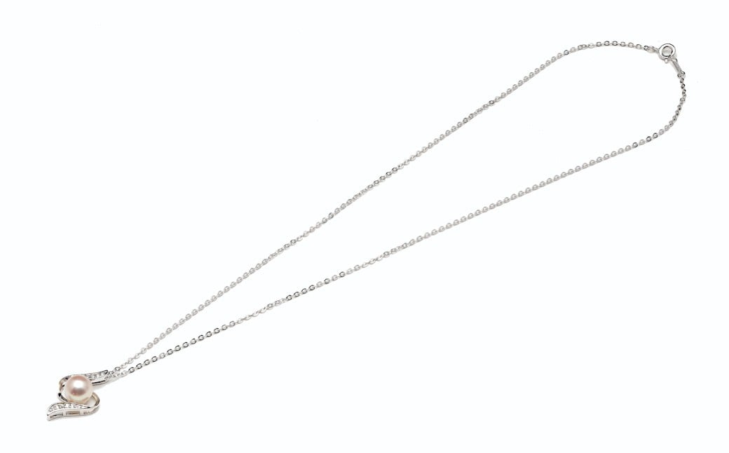 あこや真珠 (8～8.5mm珠) デザインペンダント SV パール アクセサリー