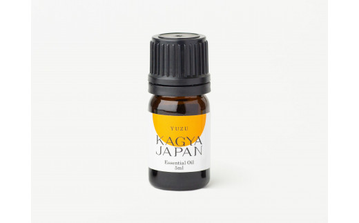 
15-4 KAGYA JAPAN　エッセンシャルオイル【YUZU】（5ml×１本セット）
