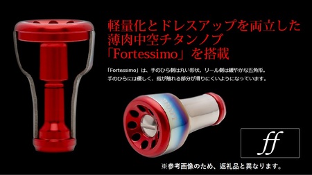 LIVRE リブレ CRANK 100（シマノ右タイプ）（チタン×レッド） F25N-055[AMBB006-3]