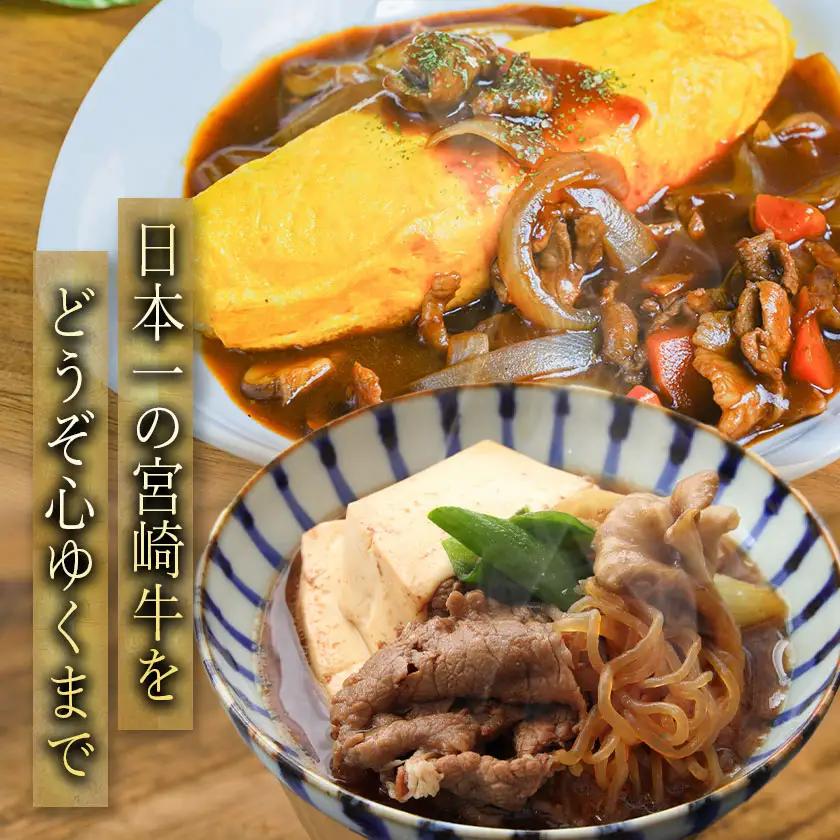 宮崎牛切り落とし(A5) 〔AC-A0-001〕_ (都城市) 牛肉 都城産宮崎牛(A5) 切り落とし 1kg(250g×4パック) 『内閣総理大臣賞』を受賞した生産者のお肉です！ ブランド牛 国産黒
