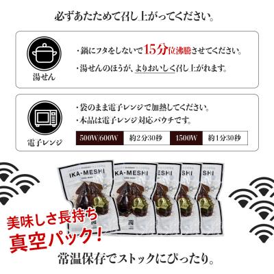 ふるさと納税 知内町 IKAーMESHI いかめし 2個入5袋 もち米 北海道 ご飯 ふっくりんこ 常温 惣菜 いか |  | 02