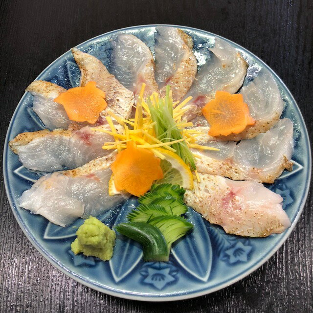 【ふるさと納税】【脂乗り抜群！】のど黒炙り刺し 魚介類 魚貝類 のどぐろ 炙り刺し 刺身 おかず おつまみ 醤油付き 【087_1195】