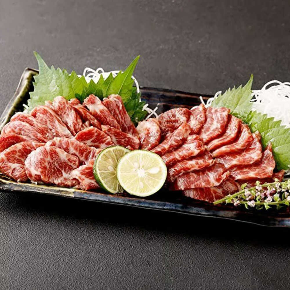【ふるさと納税】熊本 馬刺し 霜降り (中トロ) 計約500g(約50g×10個) 馬肉【くまもと食彩の力】[AYAN034]