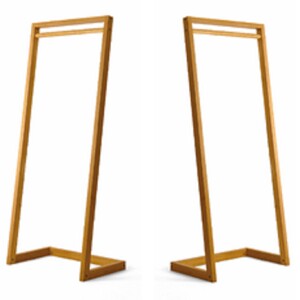 ＜コミセン ハンガー（オイル仕上げ）＞ナラ無垢材使用！ハンガー掛け【MI047-kw-01】【株式会社クワハタ】