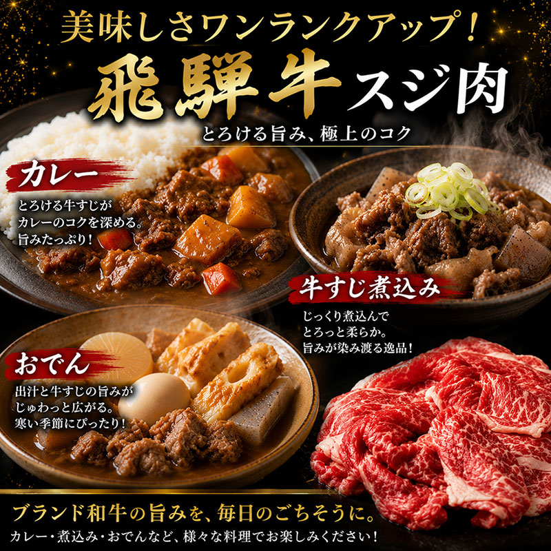飛騨牛スジ肉1kg