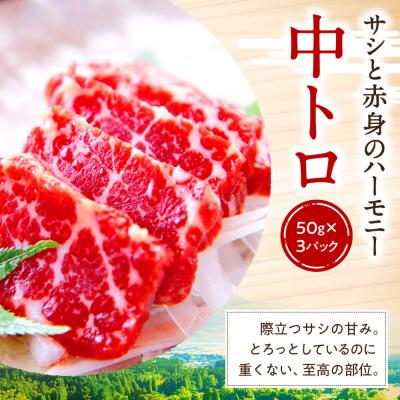ふるさと納税 八代市 【国産】熊本馬刺し贅沢3種食べ比べ 合計 馬刺し350g _168-4169 |  | 01